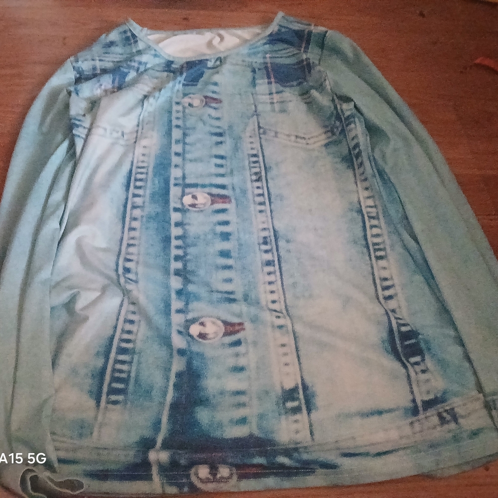 Kids Denim Print Jacket